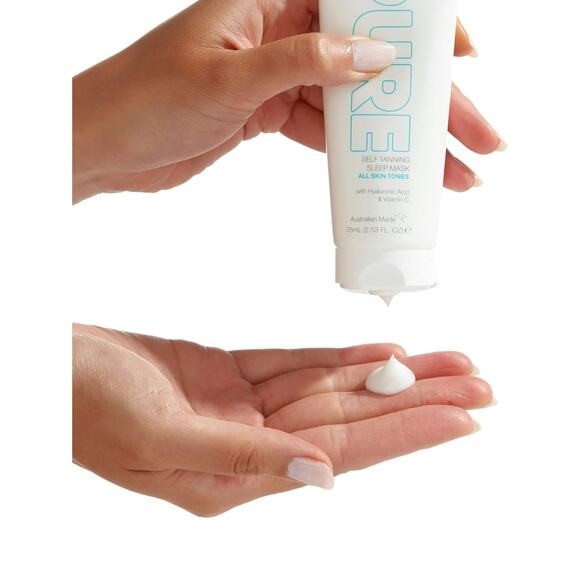 Bondi Sands PURE Self- Tanning Sleep Mask
75ml w/ Hyaluronic Acid & Vitamin B3 - Picture 3 of 6